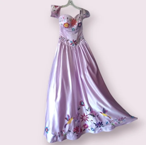 tiara satin dress Crystal Embellished Strapless Satin Dress La Divine C161 Sparkly Gowns